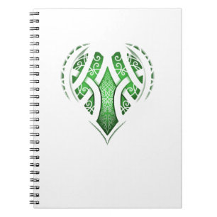 Celtic Heart Tattoo Design Notizblock
