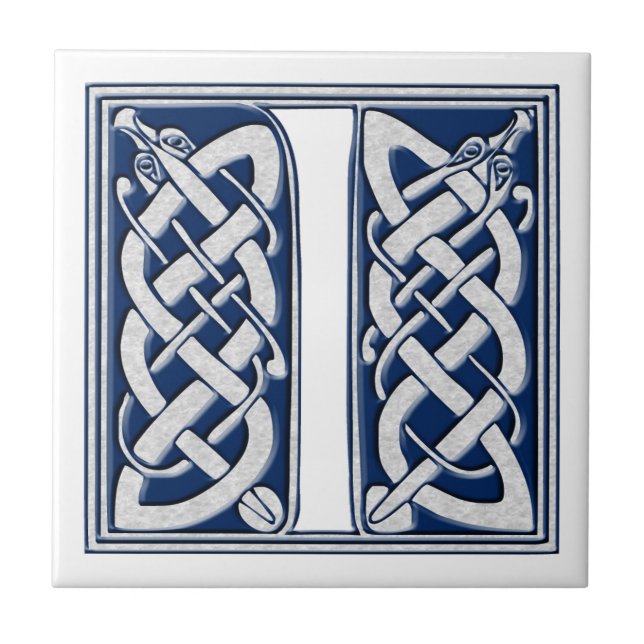 Celtic I Monogram Fliese (Vorderseite)