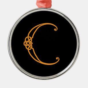 Celtic Initial C Ornament Aus Metall