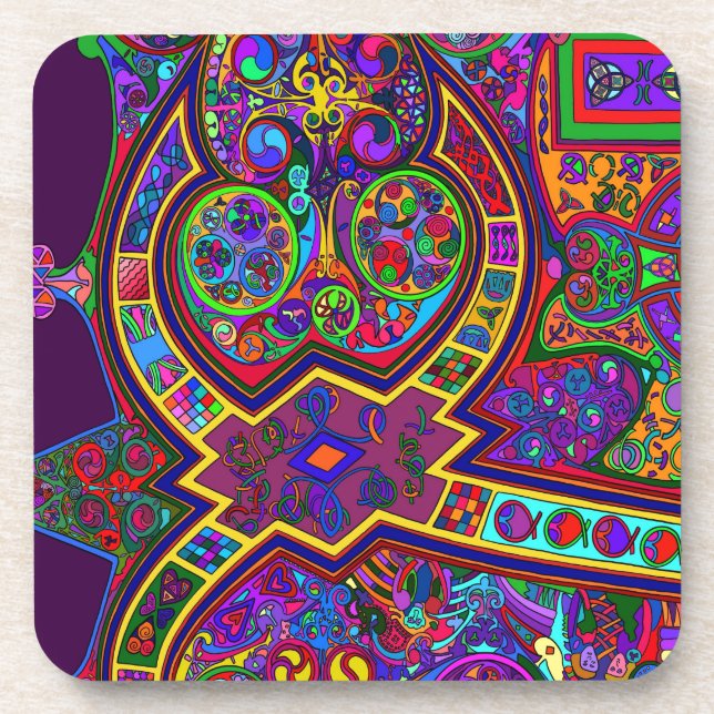 Celtic Inspiriert Untersetzer (Vorderseite)