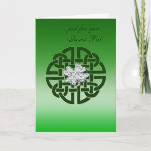Celtic Irish Card, Secret Pal  ... Karte
