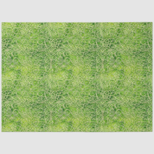 Celtic Irish Green and Gold Verziert Patches 3 Seidenpapier