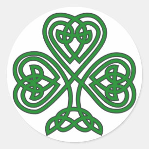 Celtic Irish Kleeblatt St. Patrick's Day Aufkleber