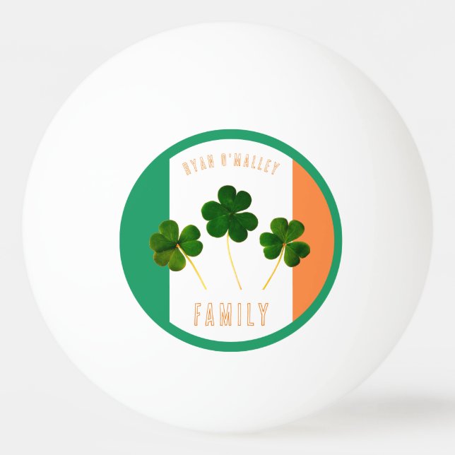 Celtic Irish Pride & Fun Tischtennisball (Vorderseite)