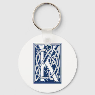 Celtic K Monogram Schlüsselanhänger