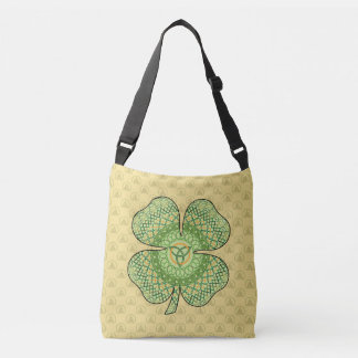 Celtic Kleeblatt All-Over-Print Bag Tragetaschen Mit Langen Trägern