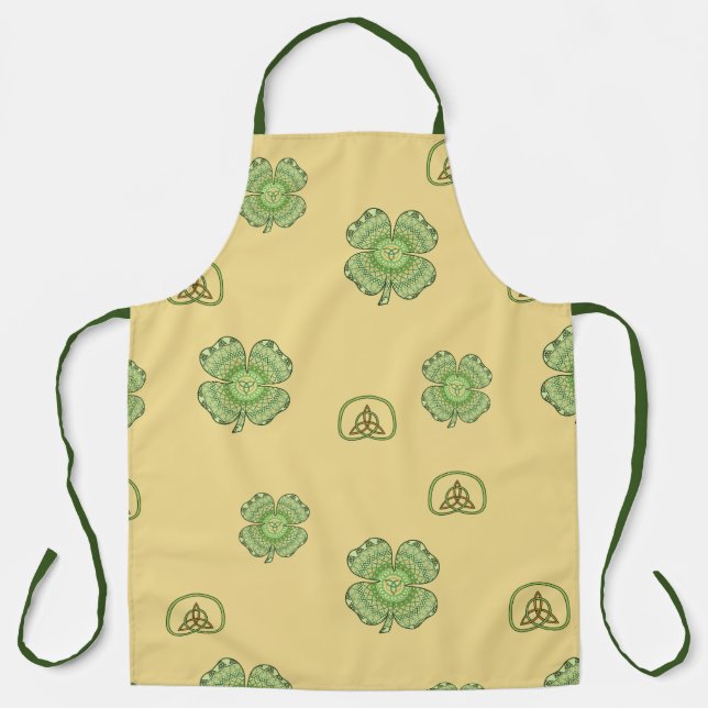 Celtic Kleeblatt All-over Print-Schürze Schürze (Vorderseite)