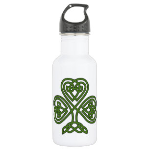 Celtic Kleeblatt - St Patricks Day Edelstahlflasche
