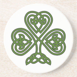 Celtic Kleeblatt - St Patricks Day Getränkeuntersetzer
