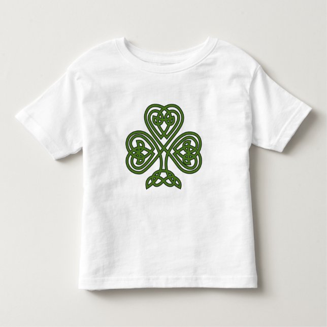 Celtic Kleeblatt - St Patricks Day Kleinkind T-shirt (Vorderseite)