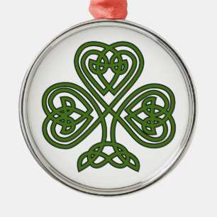 Celtic Kleeblatt - St Patricks Day Ornament Aus Metall