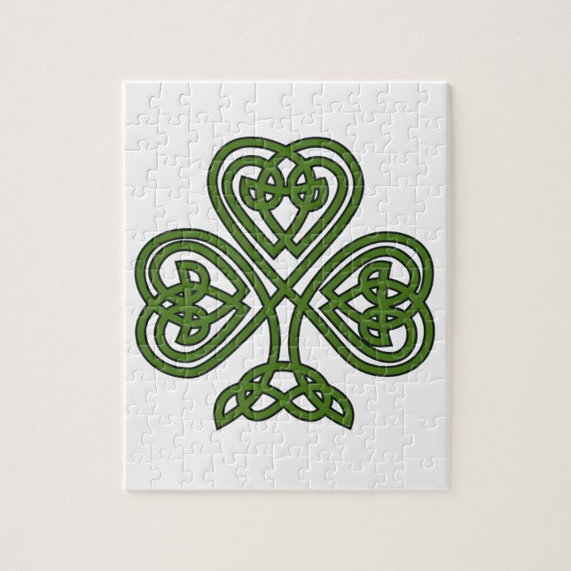 Celtic Kleeblatt - St Patricks Day Puzzle (Vertikal)