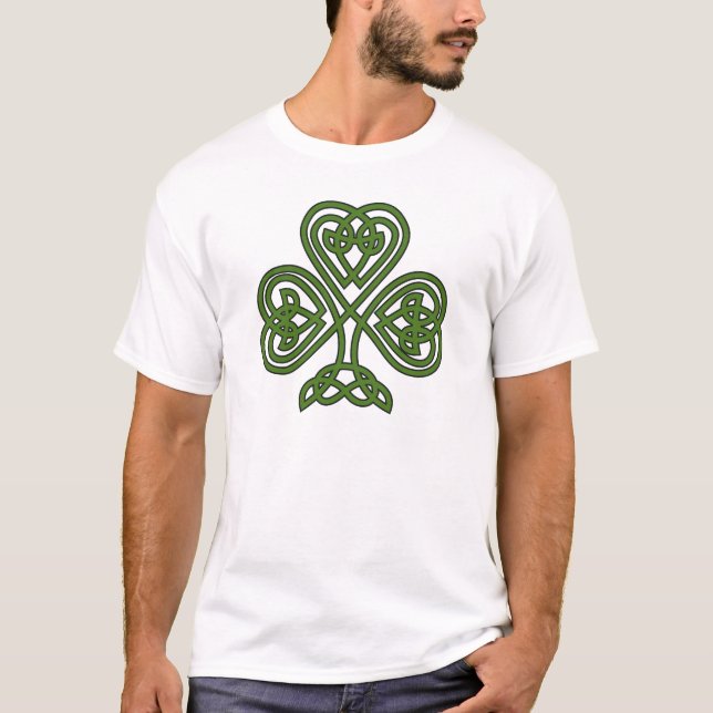Celtic Kleeblatt - St Patricks Day T-Shirt (Vorderseite)