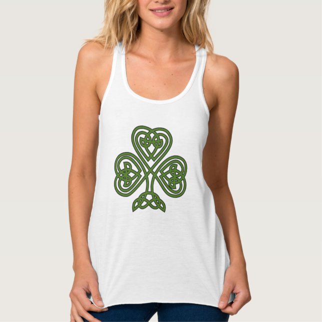 Celtic Kleeblatt - St Patricks Day Tank Top (Vorderseite)