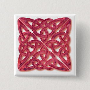 Celtic Knot 4-Quadratzglas Button