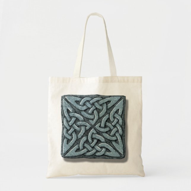Celtic Knot 4-Quadratzone Tragetasche (Vorne)