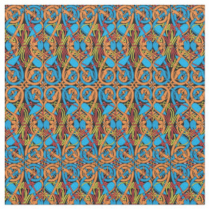 Celtic Knot Animals Lindisfarne Muster Stoff