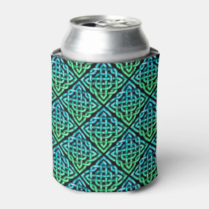 Celtic Knot - Blue Green Can Cooler Dosenkühler