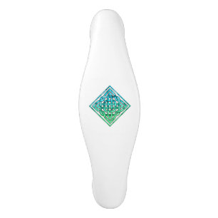 Celtic Knot - Blue Green Keramik Kabinett Pull Schrankknauf