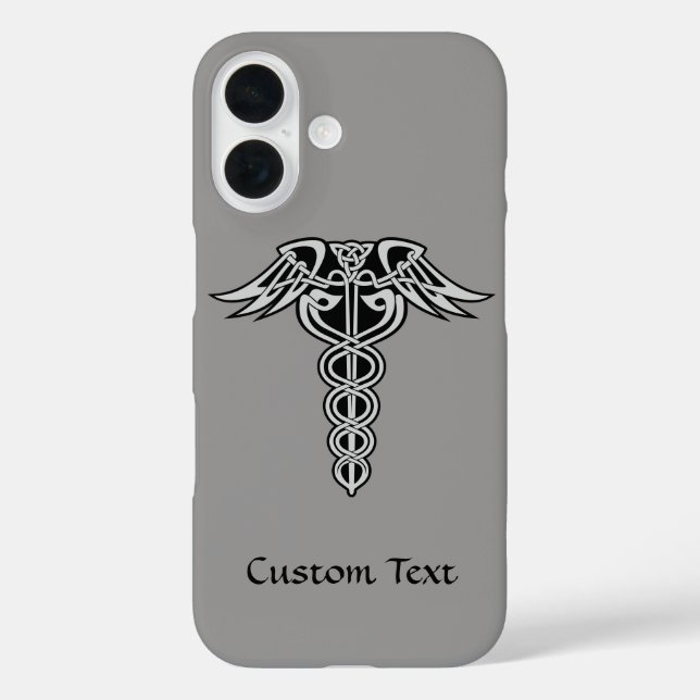 Celtic Knot Caduceus Case-Mate iPhone Hülle (Rückseite)