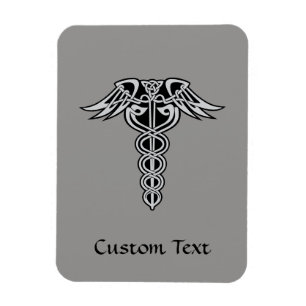 Celtic Knot Caduceus Magnet