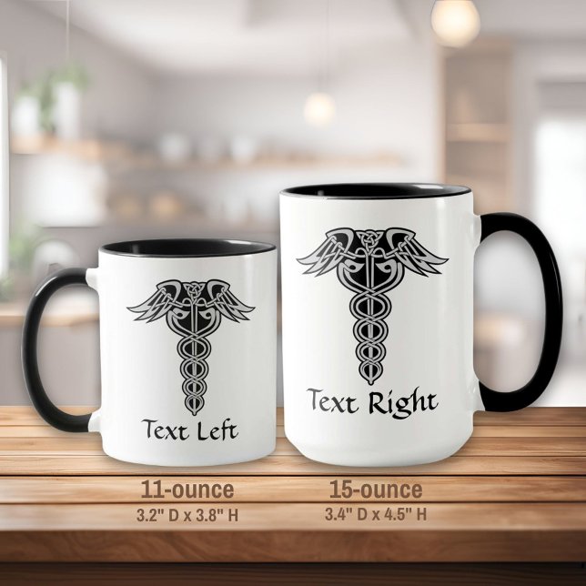 Celtic Knot Caduceus Tasse (Von Creator hochgeladen)