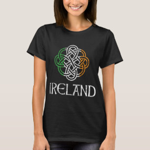 Celtic Knot Clover Vintag Ireland St Paddys Day H T-Shirt