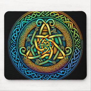 Celtic Knot Colorful Knüpfarbeit Mousepad