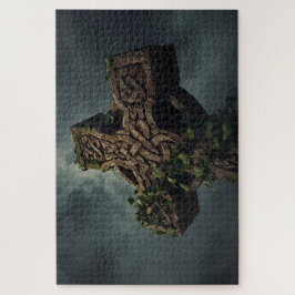 Celtic Knot Cross Jigsaw Puzzle