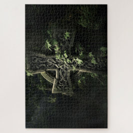 Celtic Knot Cross Jigsaw Puzzle