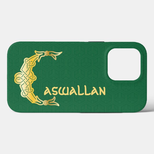 Celtic Knot Decorative Hauptstadt C Case-Mate iPhone Hülle (Rückseite (Horizontal))