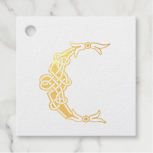 Celtic Knot Decorative Hauptstadt C Geschenkanhänger