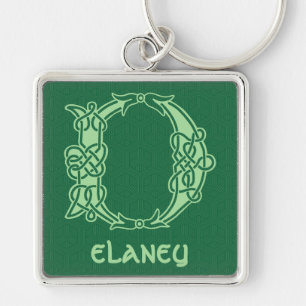 Celtic Knot Decorative Hauptstadt D Schlüsselanhänger