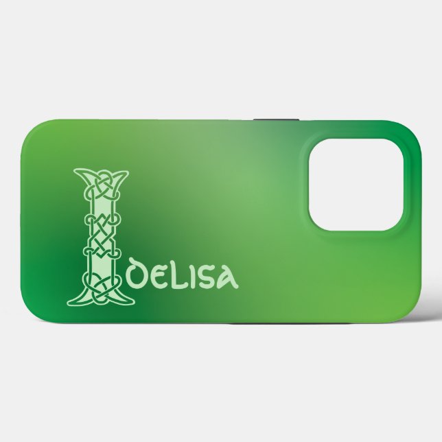 Celtic Knot Decorative Hauptstadt des 16. Jahrhund Case-Mate iPhone Hülle (Rückseite (Horizontal))