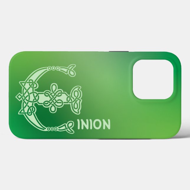 Celtic Knot Decorative Hauptstadt E Case-Mate iPhone Hülle (Rückseite (Horizontal))