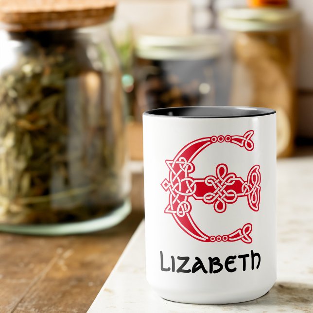 Celtic Knot Decorative Hauptstadt E Tasse (Von Creator hochgeladen)