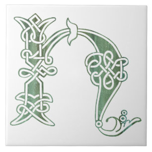 Celtic Knot Decorative Hauptstadt H Fliese