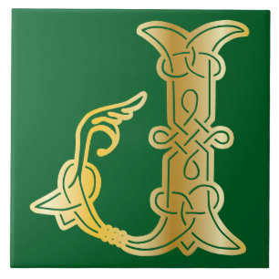 Celtic Knot Decorative Hauptstadt J Fliese