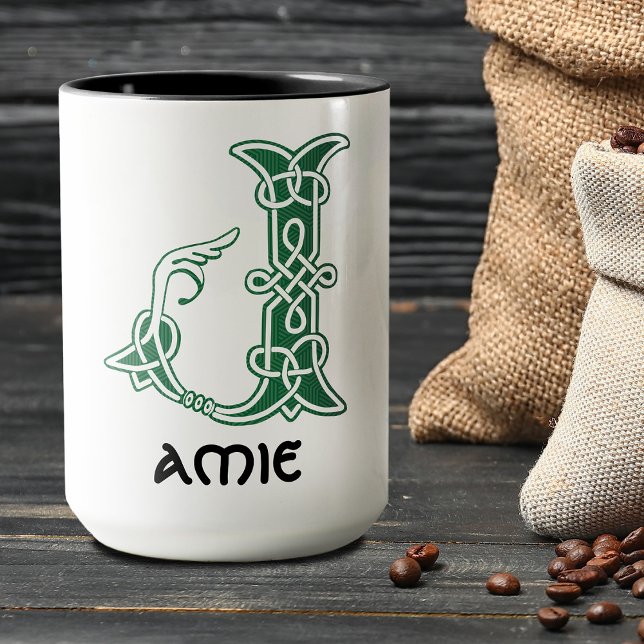 Celtic Knot Decorative Hauptstadt J Tasse (Von Creator hochgeladen)
