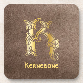 Celtic Knot Decorative Hauptstadt K Getränkeuntersetzer