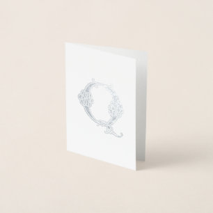 Celtic Knot Decorative Hauptstadt Q Folienkarte