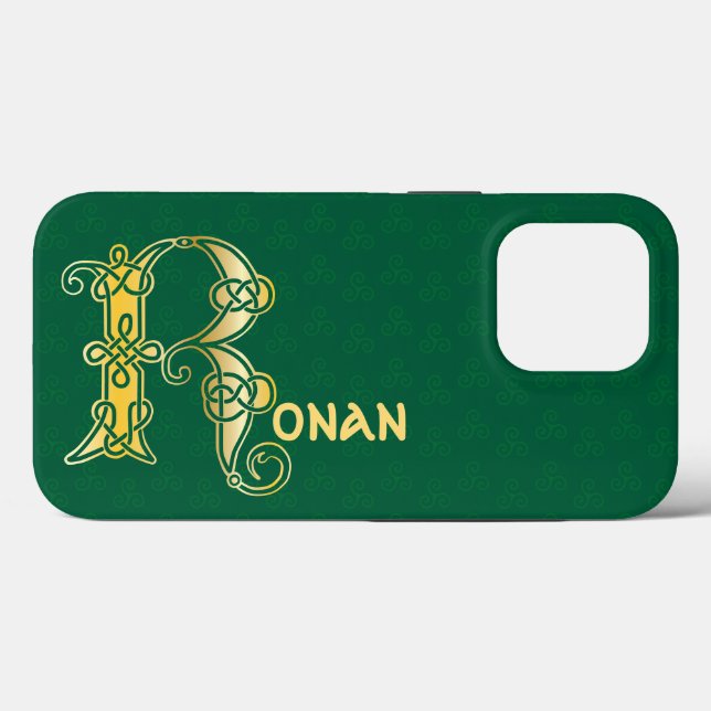 Celtic Knot Decorative Hauptstadt R Case-Mate iPhone Hülle (Rückseite (Horizontal))