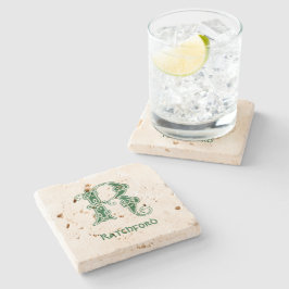 Celtic Knot Decorative Hauptstadt R Steinuntersetzer