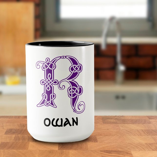 Celtic Knot Decorative Hauptstadt R Tasse (Von Creator hochgeladen)