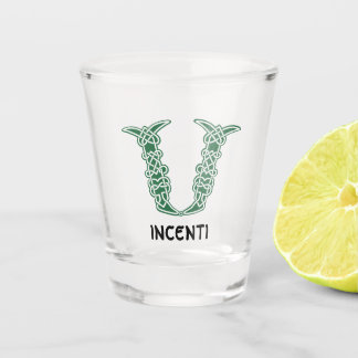 Celtic Knot Decorative Hauptstadt V Schnapsglas