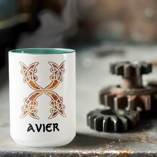 Celtic Knot Decorative Hauptstadt X Tasse