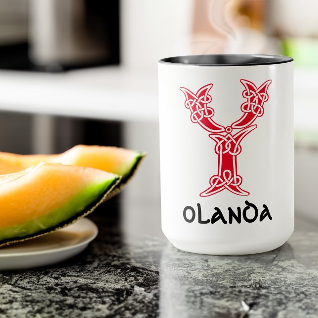 Celtic Knot Decorative Hauptstadt Y aus dem 16. Ja Tasse (Von Creator hochgeladen)