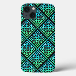 Celtic Knot - Diamond Blue Green Case-Mate iPhone Hülle