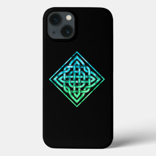 Celtic Knot - Diamond Blue Green Case-Mate iPhone Hülle