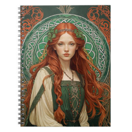 Celtic Knot Girl Spiral Notebook 5 Notizblock